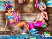 Mermaids BFFS: Realife Sauna